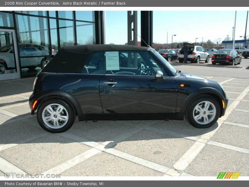 Astro Black Metallic / Panther Black 2008 Mini Cooper Convertible