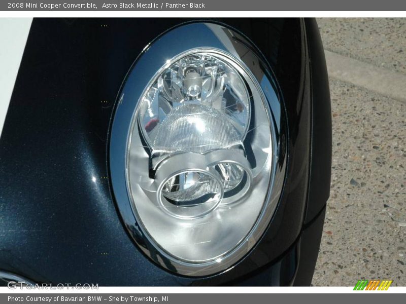 Astro Black Metallic / Panther Black 2008 Mini Cooper Convertible