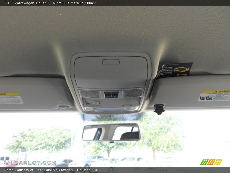 Night Blue Metallic / Black 2012 Volkswagen Tiguan S