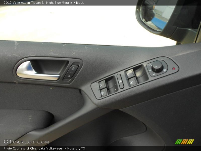 Night Blue Metallic / Black 2012 Volkswagen Tiguan S