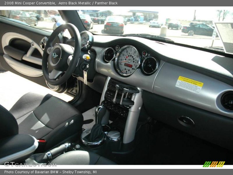 Astro Black Metallic / Panther Black 2008 Mini Cooper Convertible