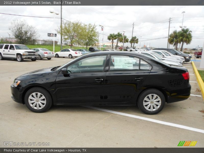 Black / Titan Black 2012 Volkswagen Jetta S Sedan