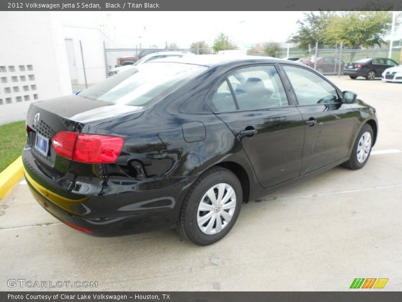 Black / Titan Black 2012 Volkswagen Jetta S Sedan