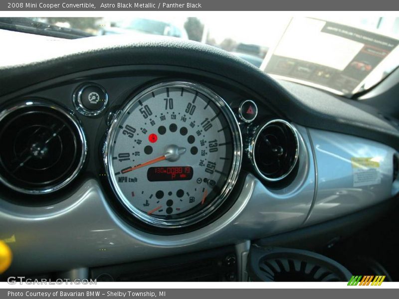 Astro Black Metallic / Panther Black 2008 Mini Cooper Convertible