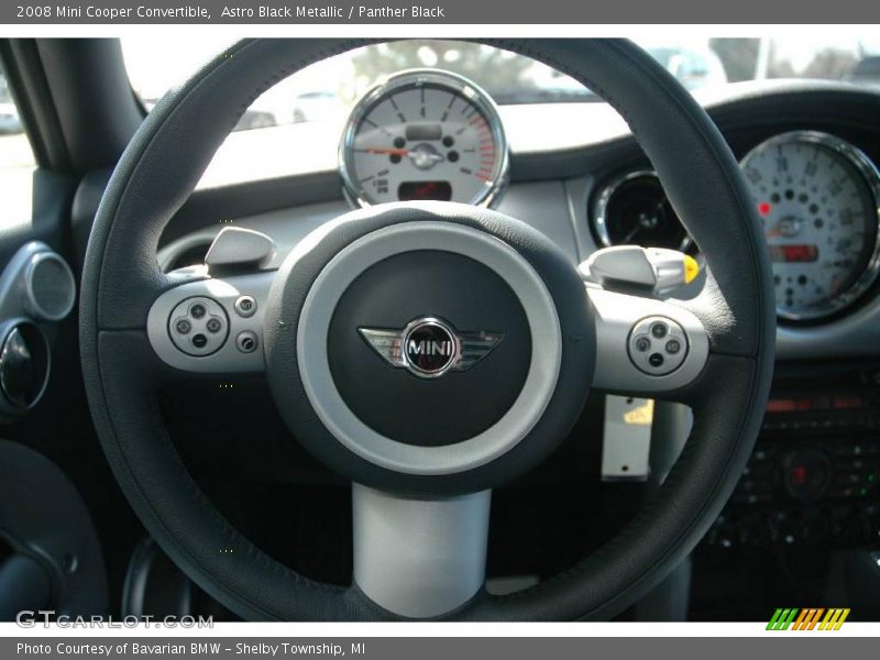 Astro Black Metallic / Panther Black 2008 Mini Cooper Convertible