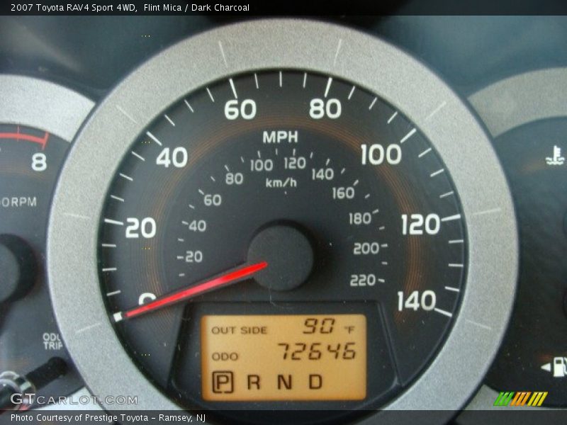 Flint Mica / Dark Charcoal 2007 Toyota RAV4 Sport 4WD