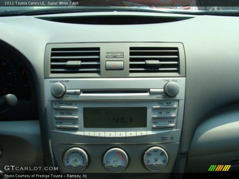 Super White / Ash 2011 Toyota Camry LE