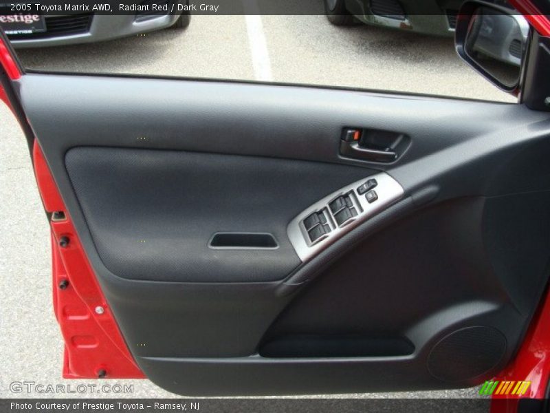Radiant Red / Dark Gray 2005 Toyota Matrix AWD