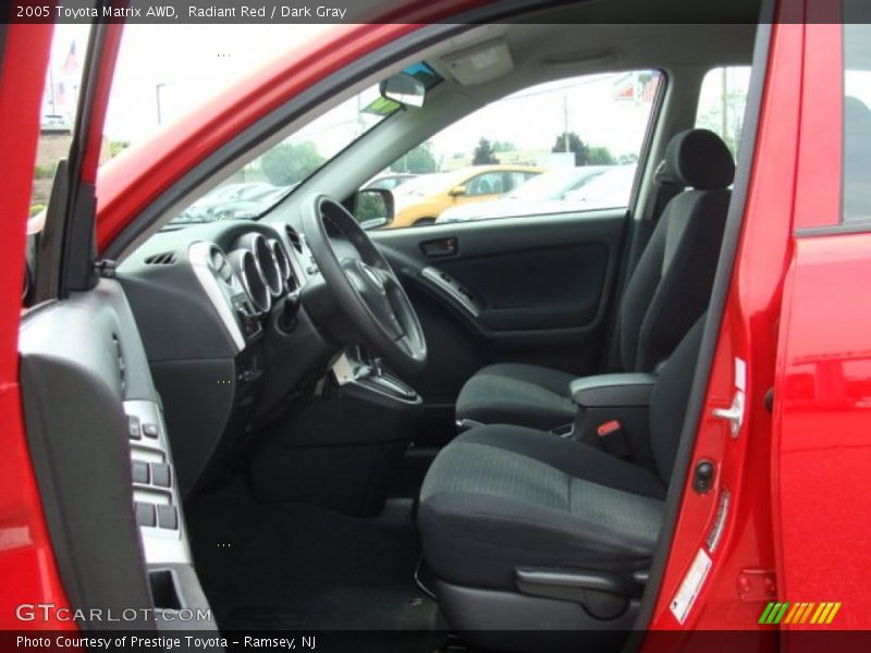 Radiant Red / Dark Gray 2005 Toyota Matrix AWD