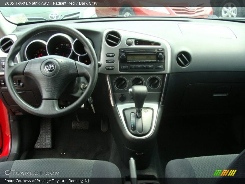 Radiant Red / Dark Gray 2005 Toyota Matrix AWD