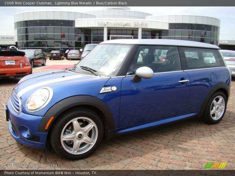 Lightning Blue Metallic / Blue/Carbon Black 2008 Mini Cooper Clubman