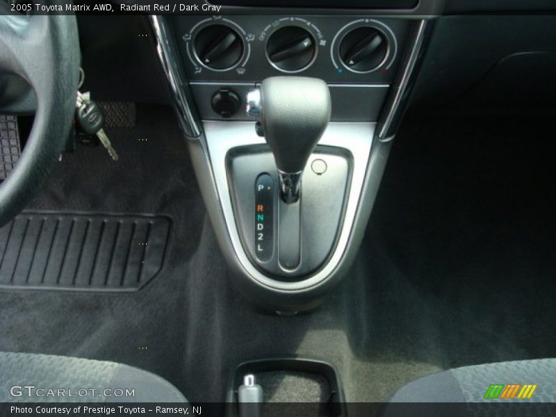 Radiant Red / Dark Gray 2005 Toyota Matrix AWD