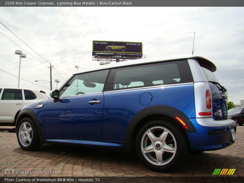 Lightning Blue Metallic / Blue/Carbon Black 2008 Mini Cooper Clubman