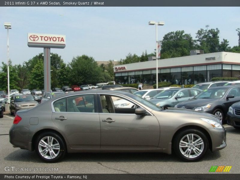 Smokey Quartz / Wheat 2011 Infiniti G 37 x AWD Sedan