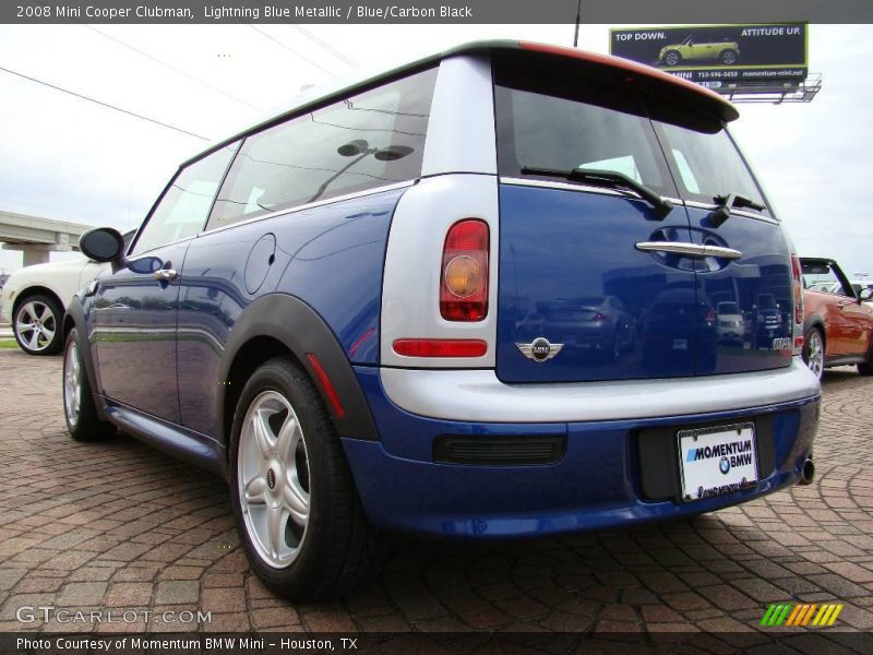 Lightning Blue Metallic / Blue/Carbon Black 2008 Mini Cooper Clubman