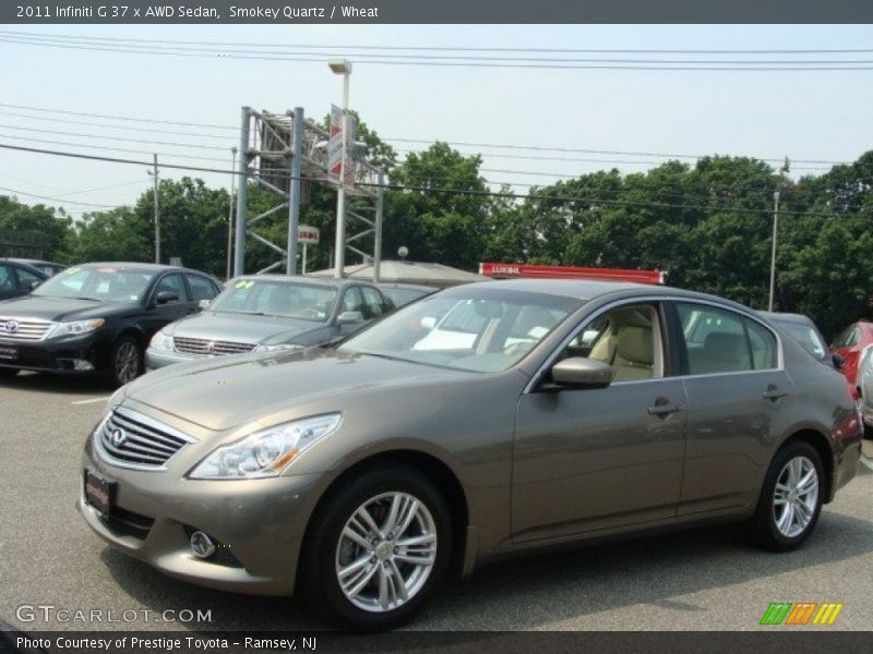 Smokey Quartz / Wheat 2011 Infiniti G 37 x AWD Sedan