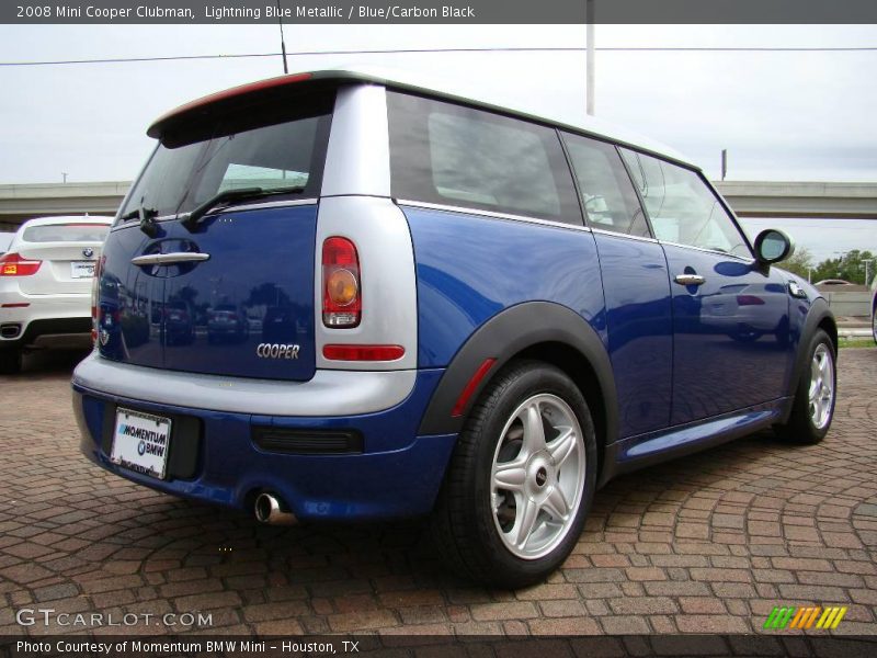 Lightning Blue Metallic / Blue/Carbon Black 2008 Mini Cooper Clubman