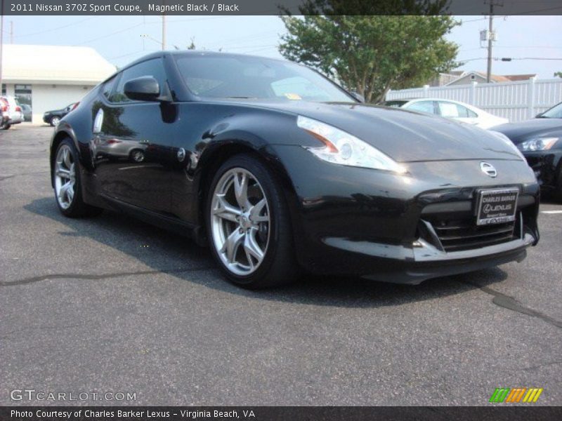 Magnetic Black / Black 2011 Nissan 370Z Sport Coupe