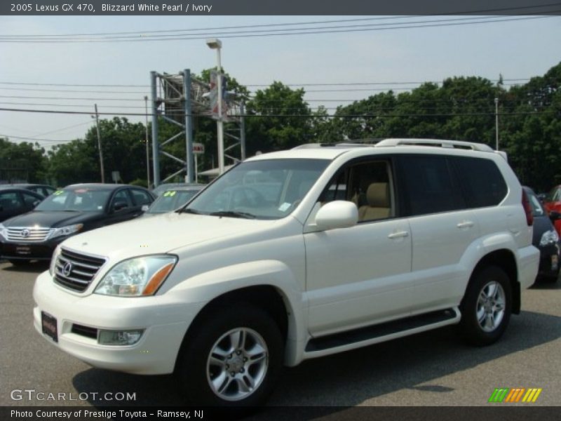 Blizzard White Pearl / Ivory 2005 Lexus GX 470