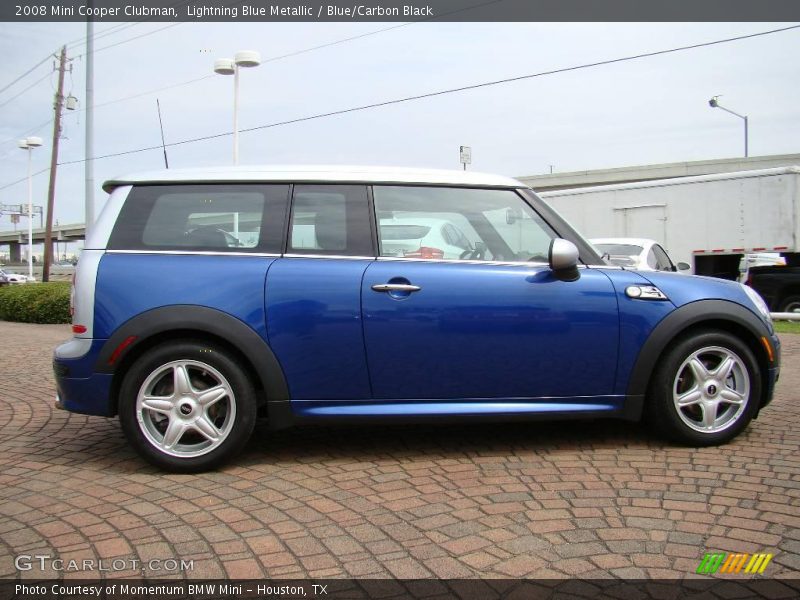 Lightning Blue Metallic / Blue/Carbon Black 2008 Mini Cooper Clubman