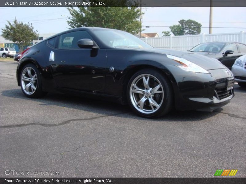 Magnetic Black / Black 2011 Nissan 370Z Sport Coupe