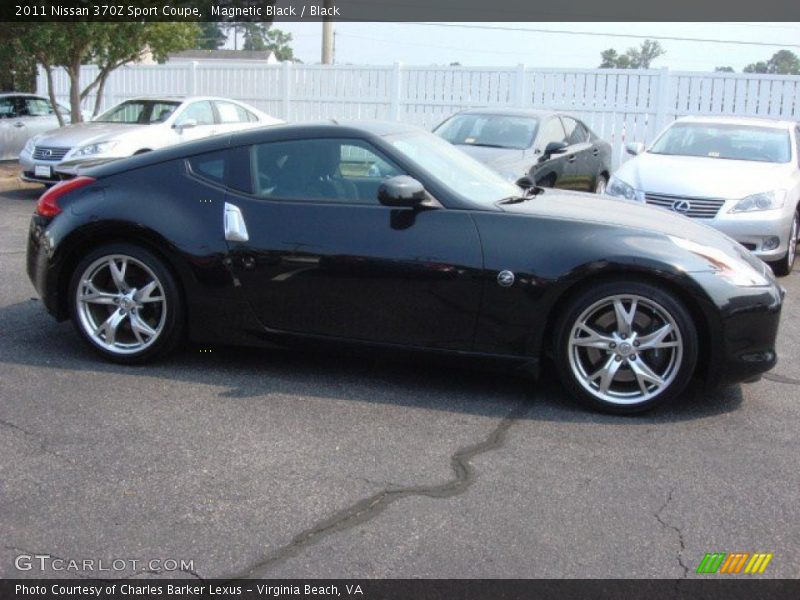 Magnetic Black / Black 2011 Nissan 370Z Sport Coupe