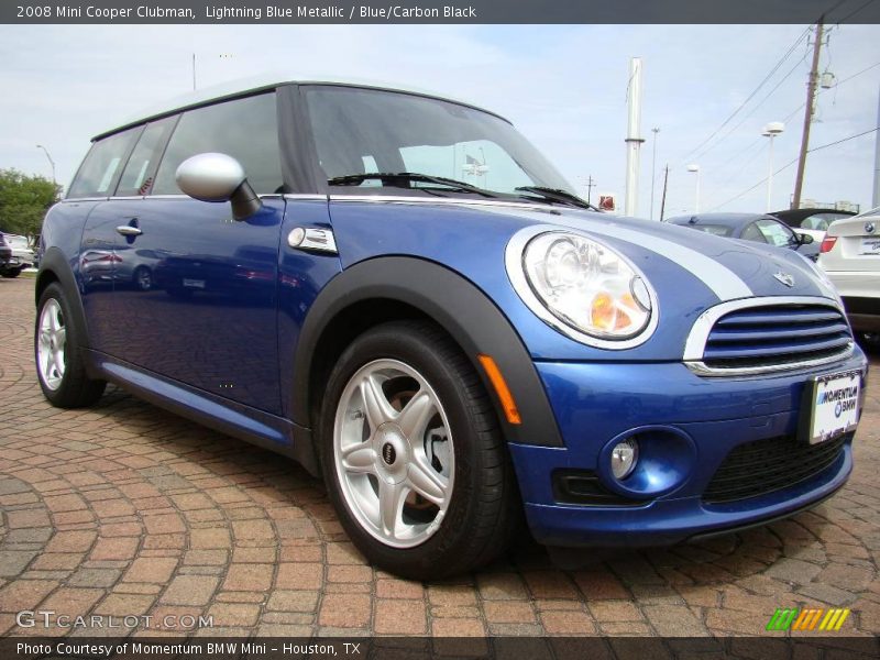Lightning Blue Metallic / Blue/Carbon Black 2008 Mini Cooper Clubman