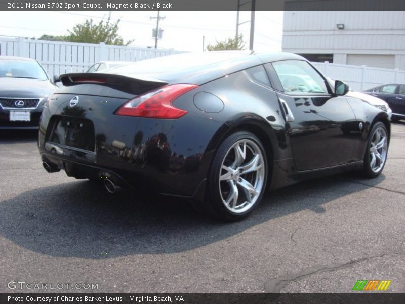 Magnetic Black / Black 2011 Nissan 370Z Sport Coupe