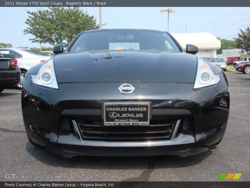 Magnetic Black / Black 2011 Nissan 370Z Sport Coupe