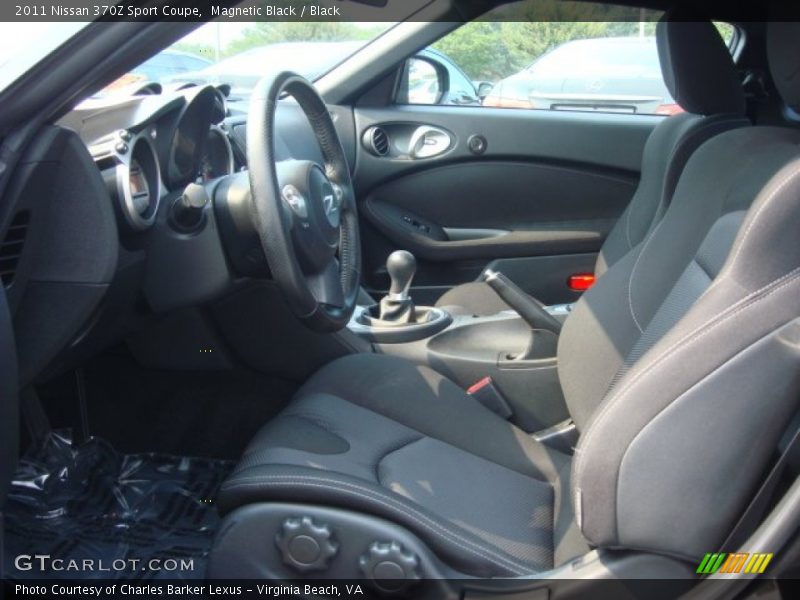 Magnetic Black / Black 2011 Nissan 370Z Sport Coupe