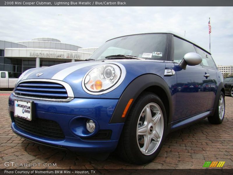 Lightning Blue Metallic / Blue/Carbon Black 2008 Mini Cooper Clubman