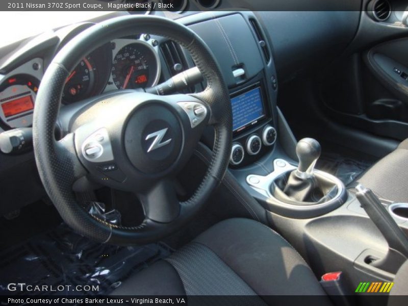 Magnetic Black / Black 2011 Nissan 370Z Sport Coupe