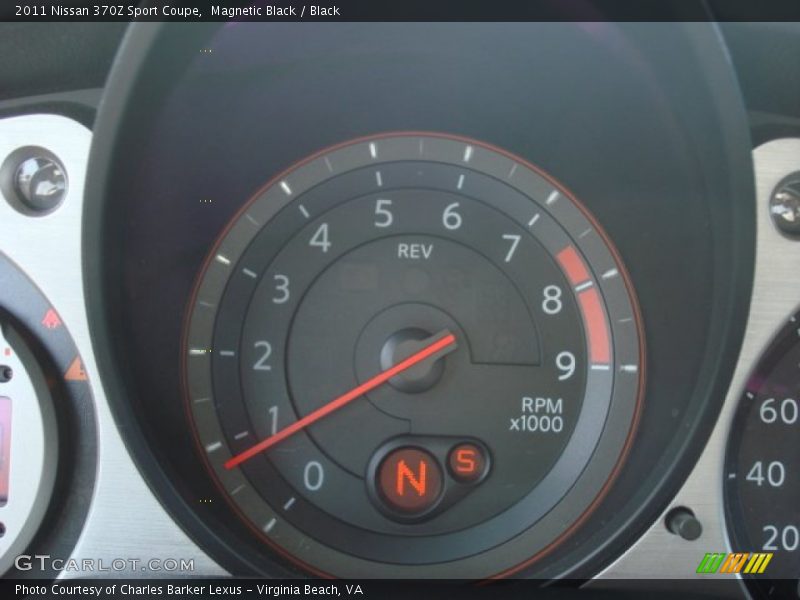 Magnetic Black / Black 2011 Nissan 370Z Sport Coupe