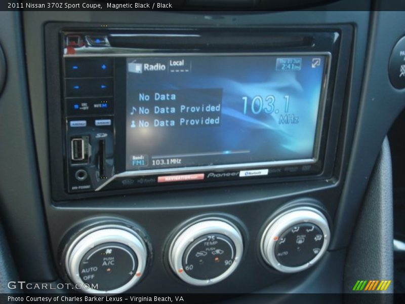 Magnetic Black / Black 2011 Nissan 370Z Sport Coupe
