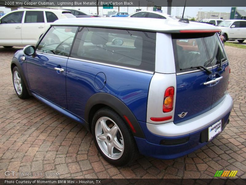 Lightning Blue Metallic / Blue/Carbon Black 2008 Mini Cooper Clubman