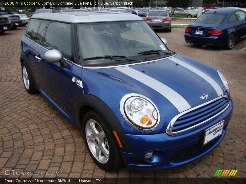 Lightning Blue Metallic / Blue/Carbon Black 2008 Mini Cooper Clubman
