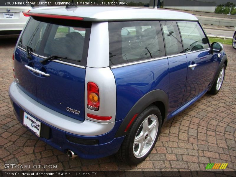Lightning Blue Metallic / Blue/Carbon Black 2008 Mini Cooper Clubman