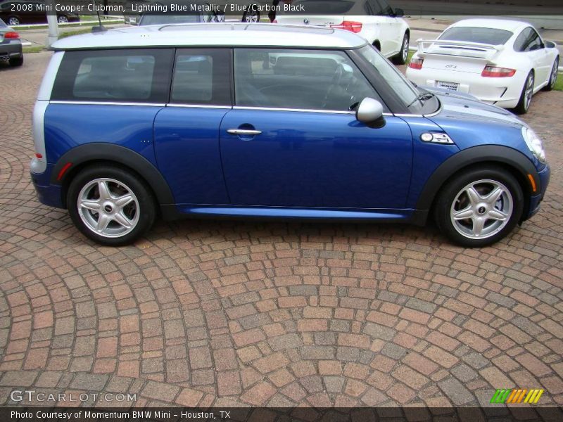 Lightning Blue Metallic / Blue/Carbon Black 2008 Mini Cooper Clubman