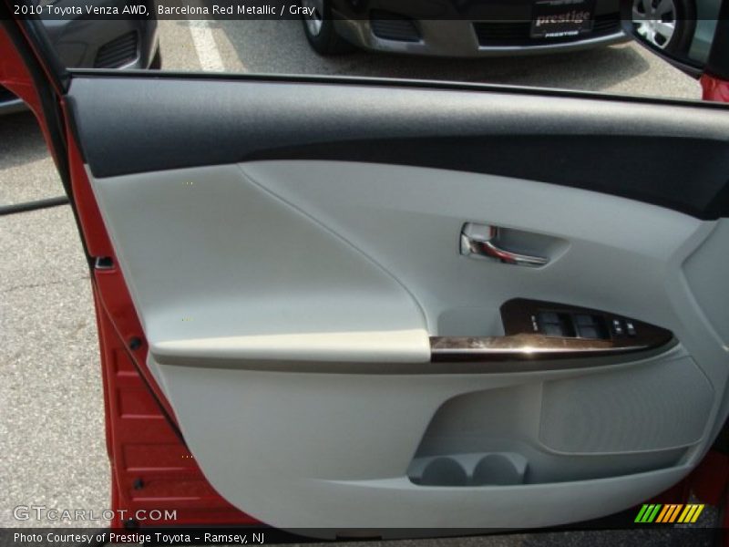 Barcelona Red Metallic / Gray 2010 Toyota Venza AWD