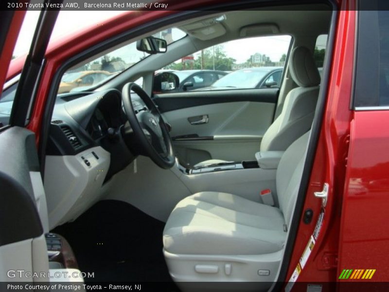 Barcelona Red Metallic / Gray 2010 Toyota Venza AWD