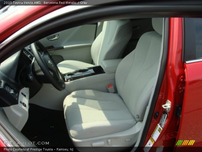 Barcelona Red Metallic / Gray 2010 Toyota Venza AWD