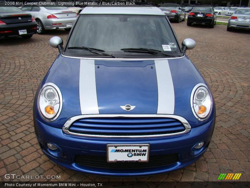 Lightning Blue Metallic / Blue/Carbon Black 2008 Mini Cooper Clubman