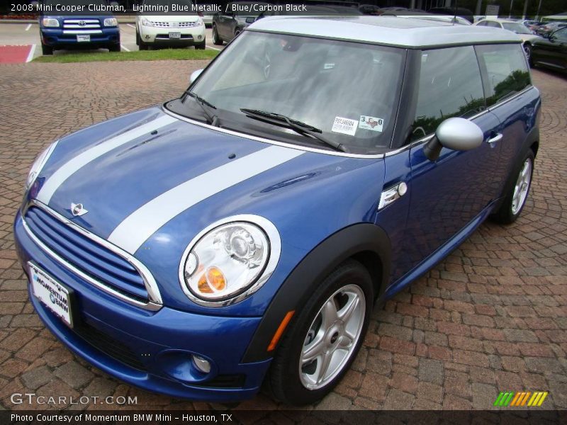 Lightning Blue Metallic / Blue/Carbon Black 2008 Mini Cooper Clubman