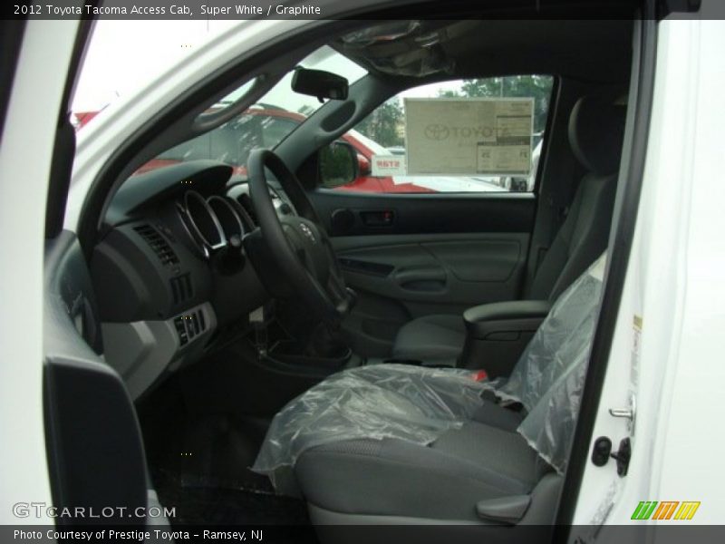Super White / Graphite 2012 Toyota Tacoma Access Cab