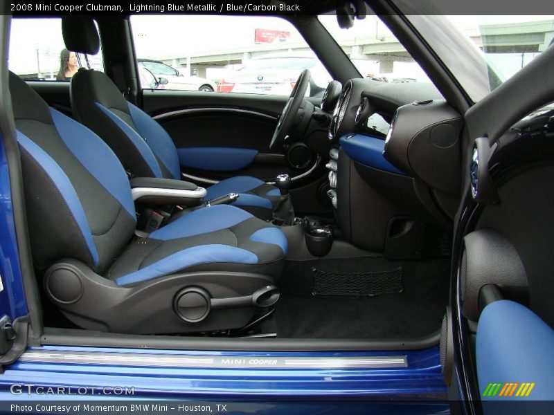Lightning Blue Metallic / Blue/Carbon Black 2008 Mini Cooper Clubman