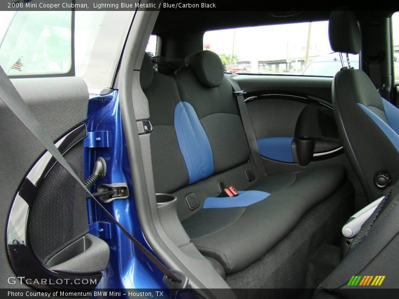 Lightning Blue Metallic / Blue/Carbon Black 2008 Mini Cooper Clubman