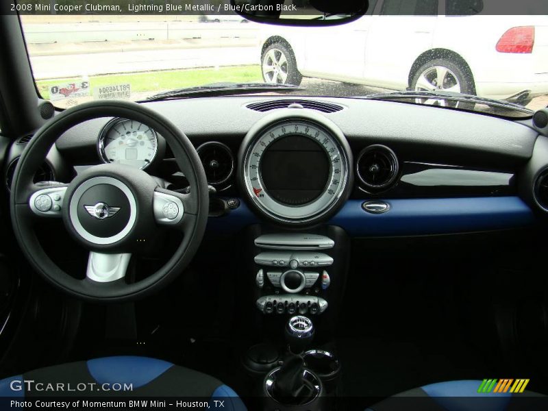 Lightning Blue Metallic / Blue/Carbon Black 2008 Mini Cooper Clubman
