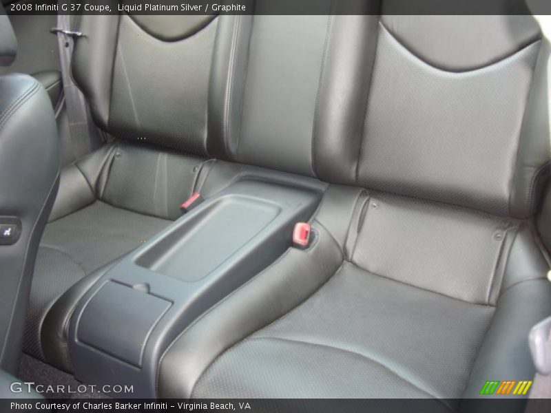 Liquid Platinum Silver / Graphite 2008 Infiniti G 37 Coupe