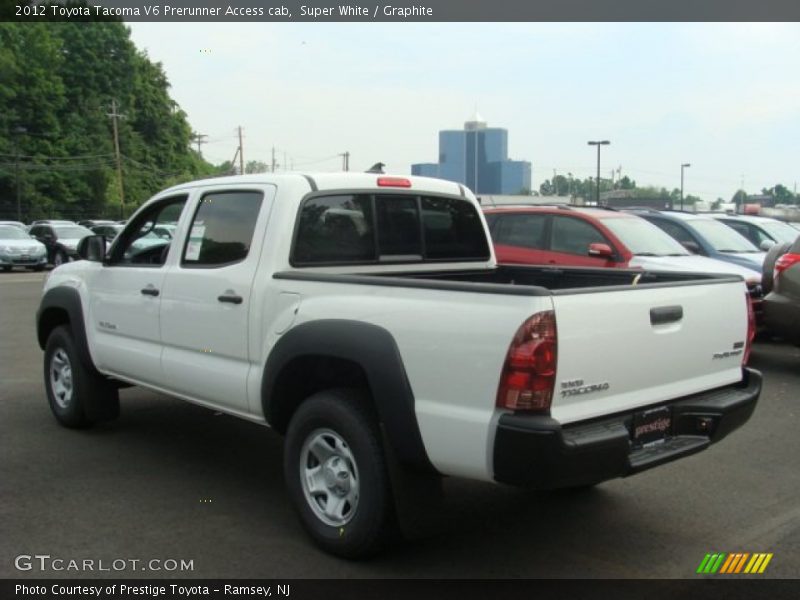 Super White / Graphite 2012 Toyota Tacoma V6 Prerunner Access cab