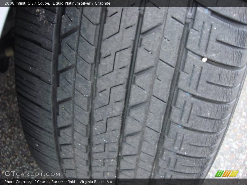 Liquid Platinum Silver / Graphite 2008 Infiniti G 37 Coupe